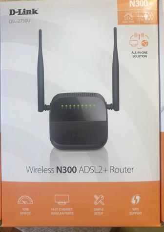 Роутер N300 АDSL2 Новый.