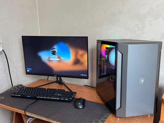Мощный игровой ПК 165 Гц монитор SANC клавиатура мышка