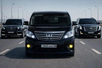 Такси межгород Альфард левый руль