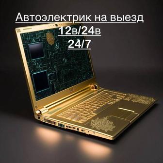 Автоэлектрик на выезд24/7 12в24в