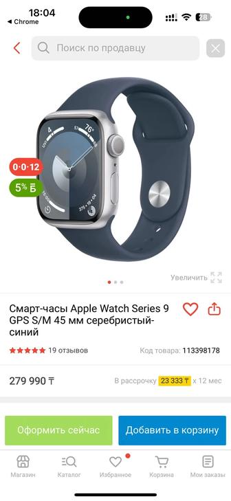 Apple Watch  9 / 45mm