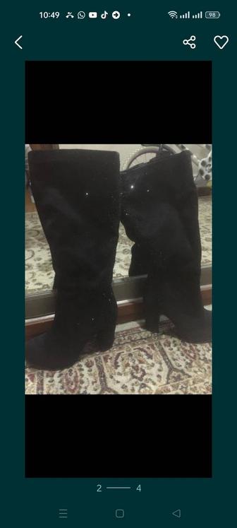 Продам женские осенние сапоги