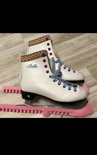 Новые фигурные коньки Bella, 38 (подойдет 37)