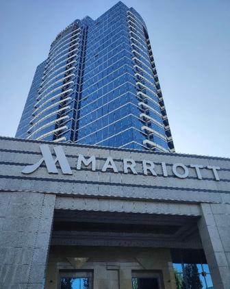 Сертификат на проживание в отель Саад Марриотт Астана
