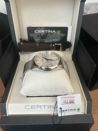 Продается швейцарские часы марки CERTINA новый в упаковке с документами