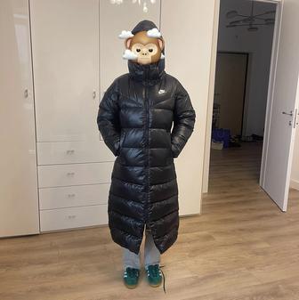 Пуховик Nike зимний длинный