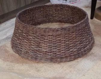 Корзина-юбка для вашей елочки