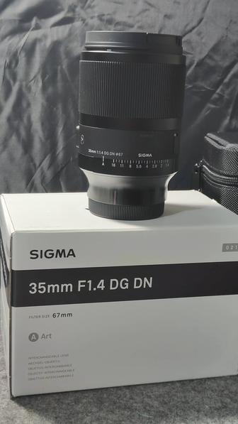 Объектив Sigma 35mm f/1.4 DG DN Art для Sony E Full Frame Портретная оптика