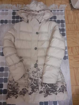 продажа теплого пальто на девочку