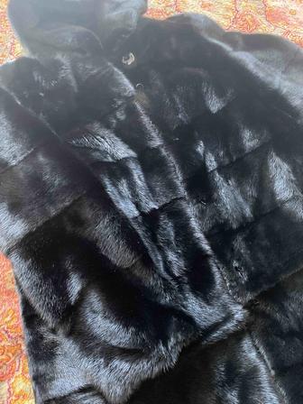 Шуба черный брилиант