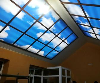 Монтаж подвесных потолков