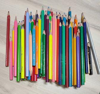 Карандаши цветные Maped 80 штук б/у