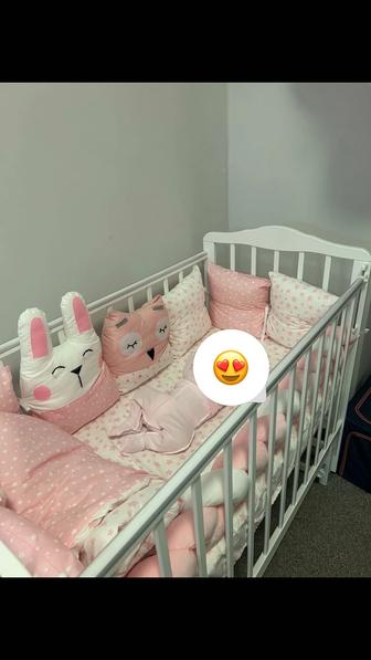 Бортики на кровать детскую