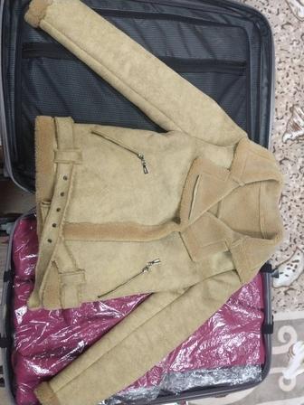 Короткая дубленка