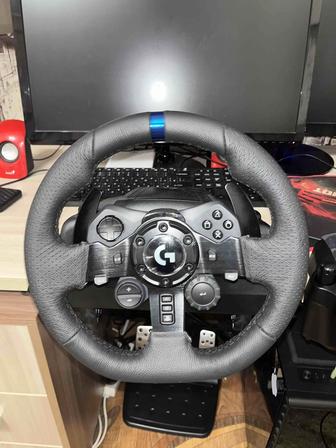 Руль игровой Logitech G923, коробка передач и ручник