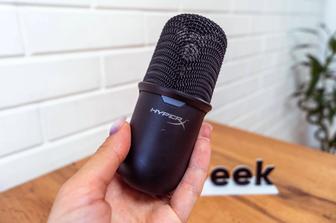Микрофон HyperX SoloCast. черный. Рассрочка. Магазин Red Geek