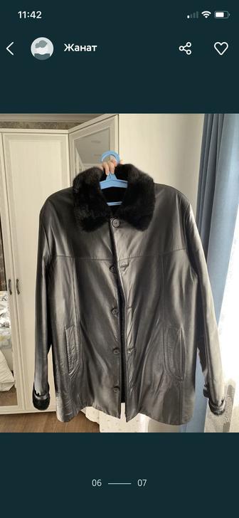 Мужская дубленка (из кожи)