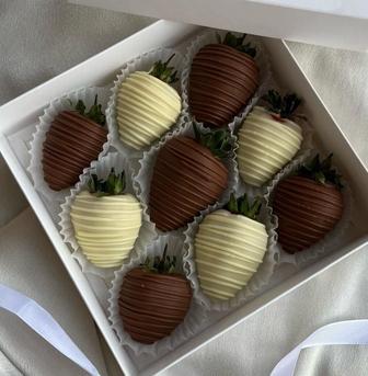 клубника в шоколаде