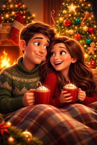 Мультфильм/Love story в стиле PIXAR, Disney.