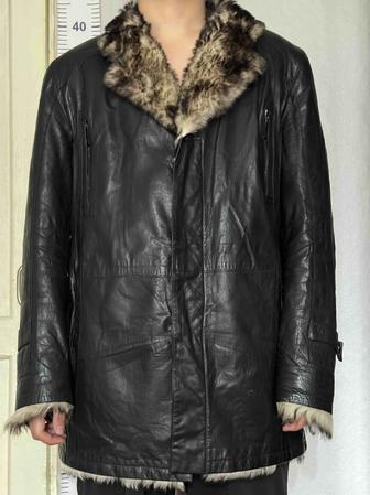 Кожаная дубленка 50-51 рр