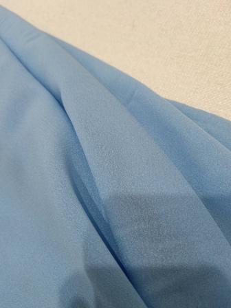 Шифон голубой