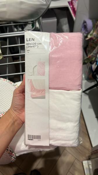 IKEA Простыни на детскую кровать 60х120