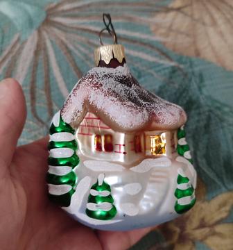 Ёлочная игрушка Дом с усадьбой