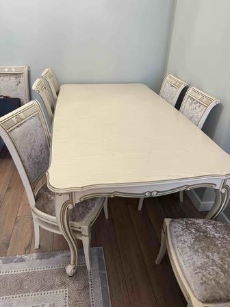 Стол со стульями, 100% дерево