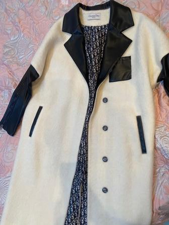 Комбинированное пальто