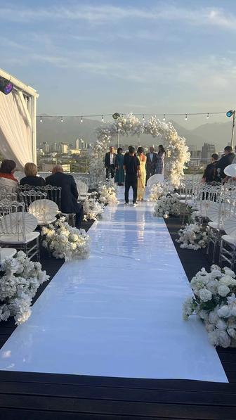 Свадебная регистрация на открытом воздухе под ключ.