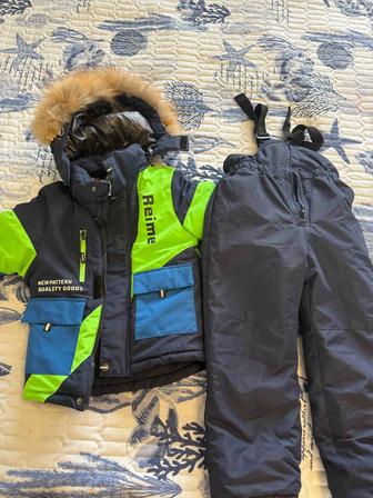 Детская зимняя куртка с комбинезоном