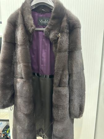Продам норковую коричневую шубу