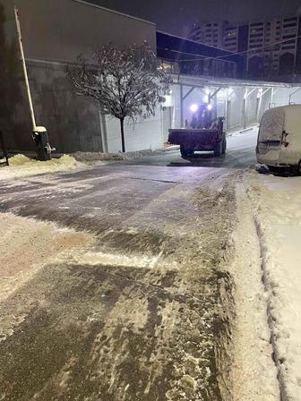 Уборка снега, Чистка снега территории