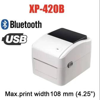 Термопринтер Xprinter XP-420b USB, Bluetooth