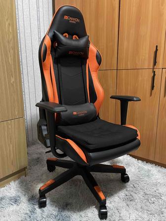 Игровое компьютерное кресло Canyon Deimos CND-SGCH4, Black-Orange