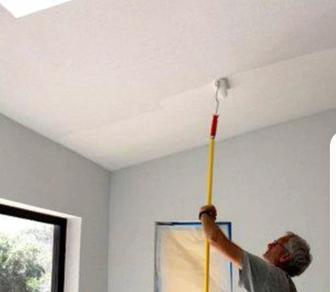 Побелить потолки,покрасить стены,ремонт после затопления, э лектрик