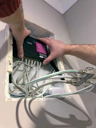 интернет кабел монтаж жасаймыз