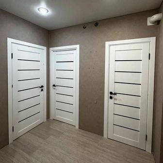 Есік орнату. Установка дверей, межкомнатных и входных!