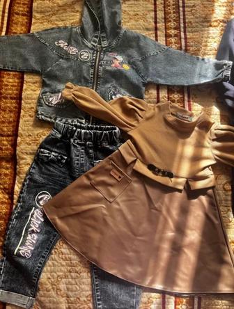 Джинсовая двойка и платья