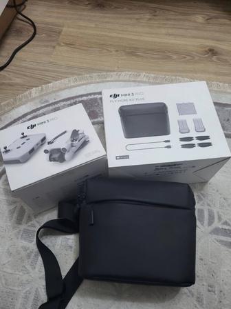 Дрон DJI Mini 3 Pro Fly More Kit Plus серый ( жаңа алыңған)