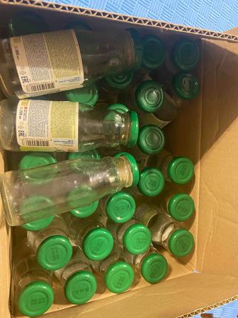 чистые детские баночки из под соков с крышками
