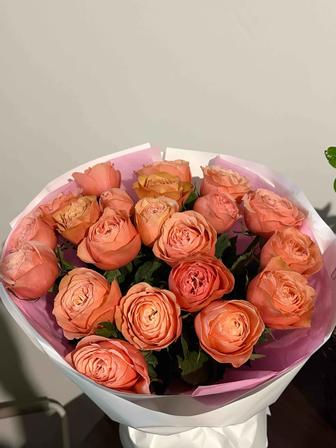 Роза розовые 21 шт