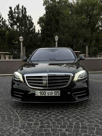 Аренда Прокат Мерседес S class w222 с водителем, г.Алматы