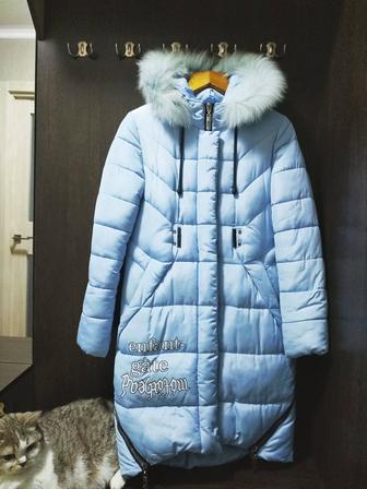 Пуховик зимний подростковый на девочку