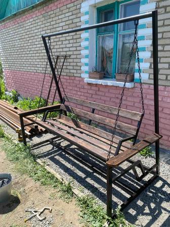 Садовые качели, мангалы, лавочки, беседки, навесы на заказ