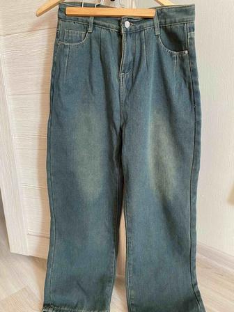 Утепленный джинсовые брюки