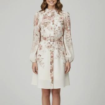 Продам роскошное мини-платье Zimmermann Illustration Buttoned Mini