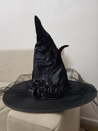 Шляпа Ведьмы с вуалью
