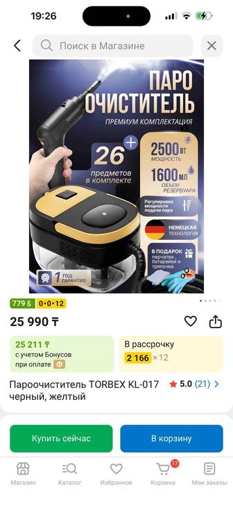 Пароочиститель