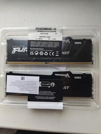 Продам Оперативную память Kingston Fury 32gb ddr5